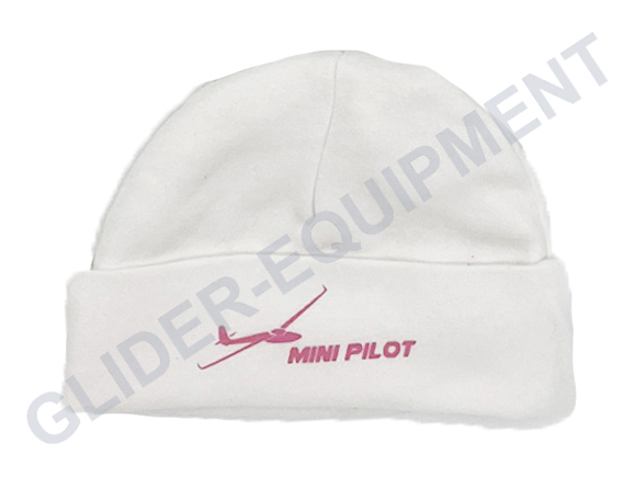 GE baby geboorte mutsje \'Mini-Pilot\' Libelle [B1001]