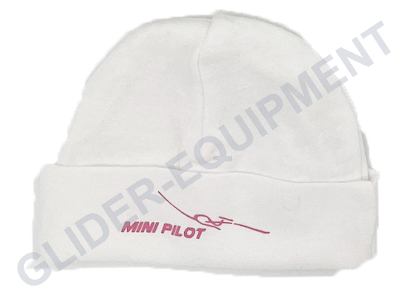 GE baby geboorte mutsje \'Mini-Pilot\' zweefvliegtuig [B2001]