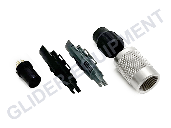 Binder 5P ronde kabelconnector receptacle (female) [99-0096-100-05]