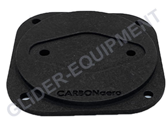 CarbonAero instrument adapterplaat 80mm -> RAM bal basis diamant [CA80RAM]