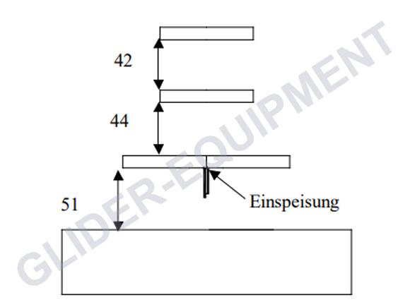 Dolba BD08 Flarm (868MHz) internal (canopy) antenne [BD8]