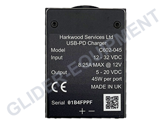 Harkwood 2-port Powerbox V3 dubbele USB-C [C602-045]