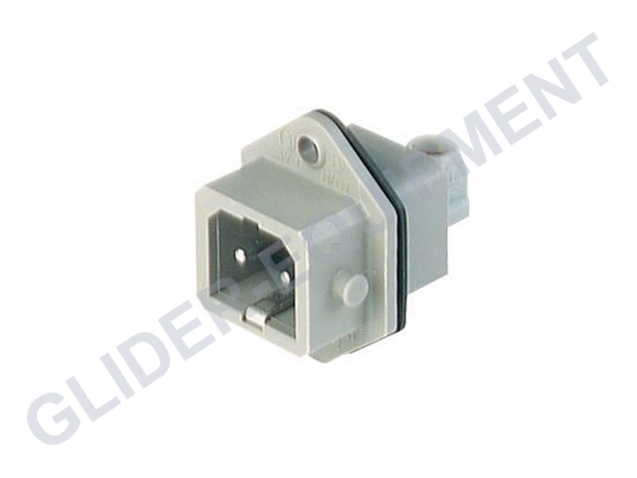Hirschmann STASEI 2P chassis connector male [930622106]