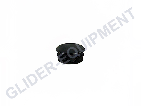 Instrumenten draaiknop afdekkap/dop zwart (14.5mm knop) [E040-3025]
