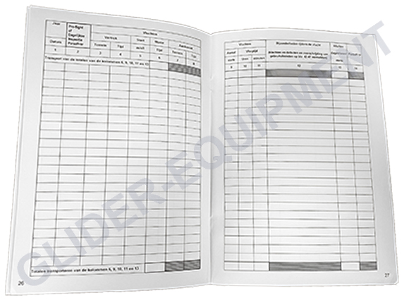 KNVvL zweefvliegen : vliegtuiglogboek / journaal [KZV1]