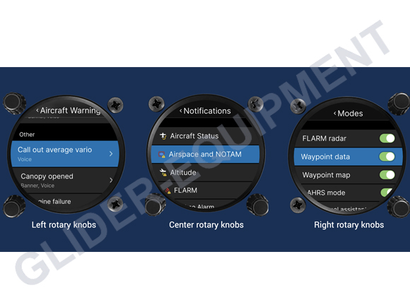 LXNAV  S200 digitale variometer / vluchtcomputer 80mm [L12009]