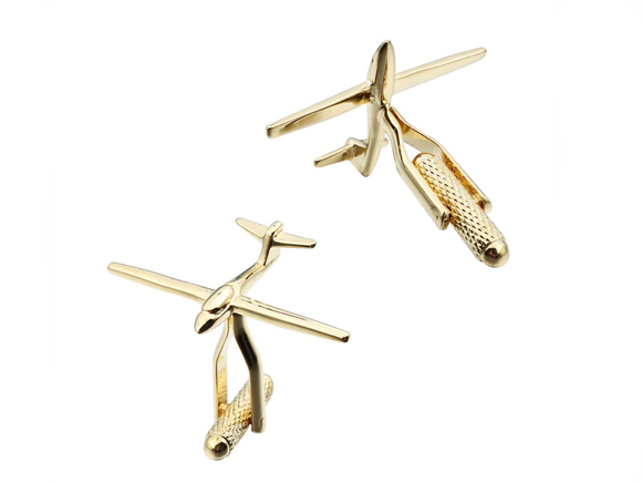 Cufflinks gold colored [GE-MK]