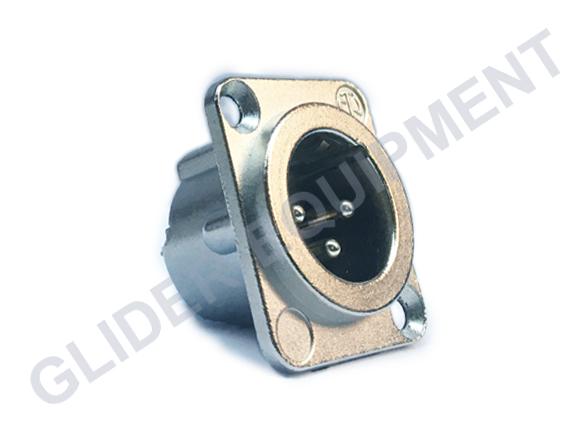 Neutrik XLR 3P chassis connector male [NC3MD-LX]