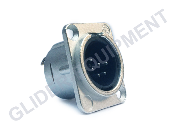 Neutrik XLR 6P chassis connector male [NC6MD-L-1]