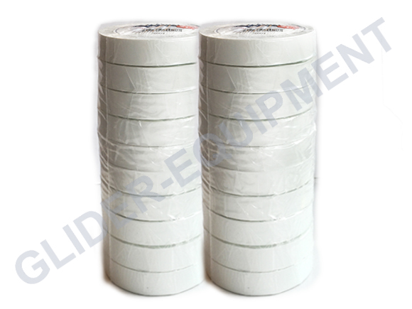 Nitto afplaktape 19mm  20 ROLLE [PVC21-19MMx20M-WIT-20]