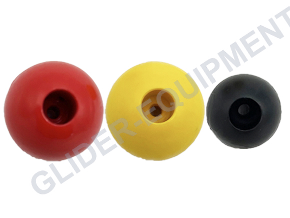 Ronde greep hendel kapafwerping Ø32mm rood [D40160622]