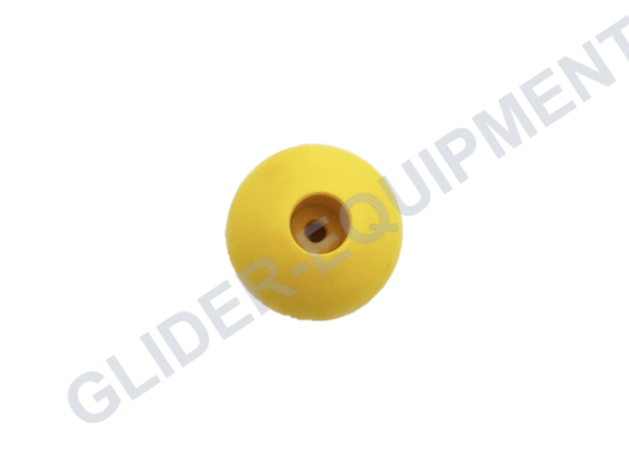 Ronde greep hendel ontkoppelhaak Ø32mm geel [D40160621]