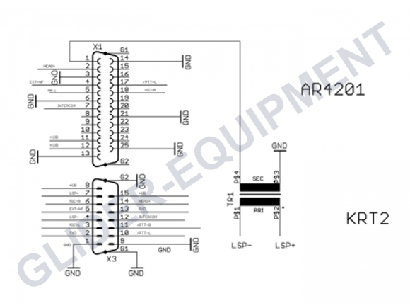 TQ-Avionics adapter stekker AR4201 -> KRT2 [285966]