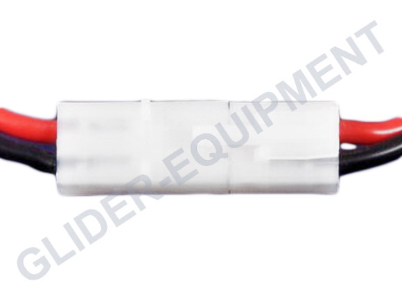 Tamiya / Graupner stekker huis mannelijk (+clip) met kabel [2993.54]