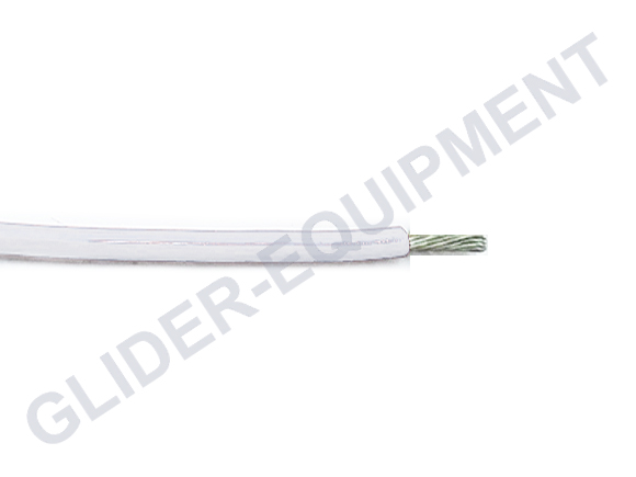 Tefzel kabel AWG14 (2.27mm²) wit [M22759/16-14-9]