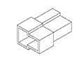 AMP Fastin-Faston 2P ''T'' jack [0-0180908-0]
